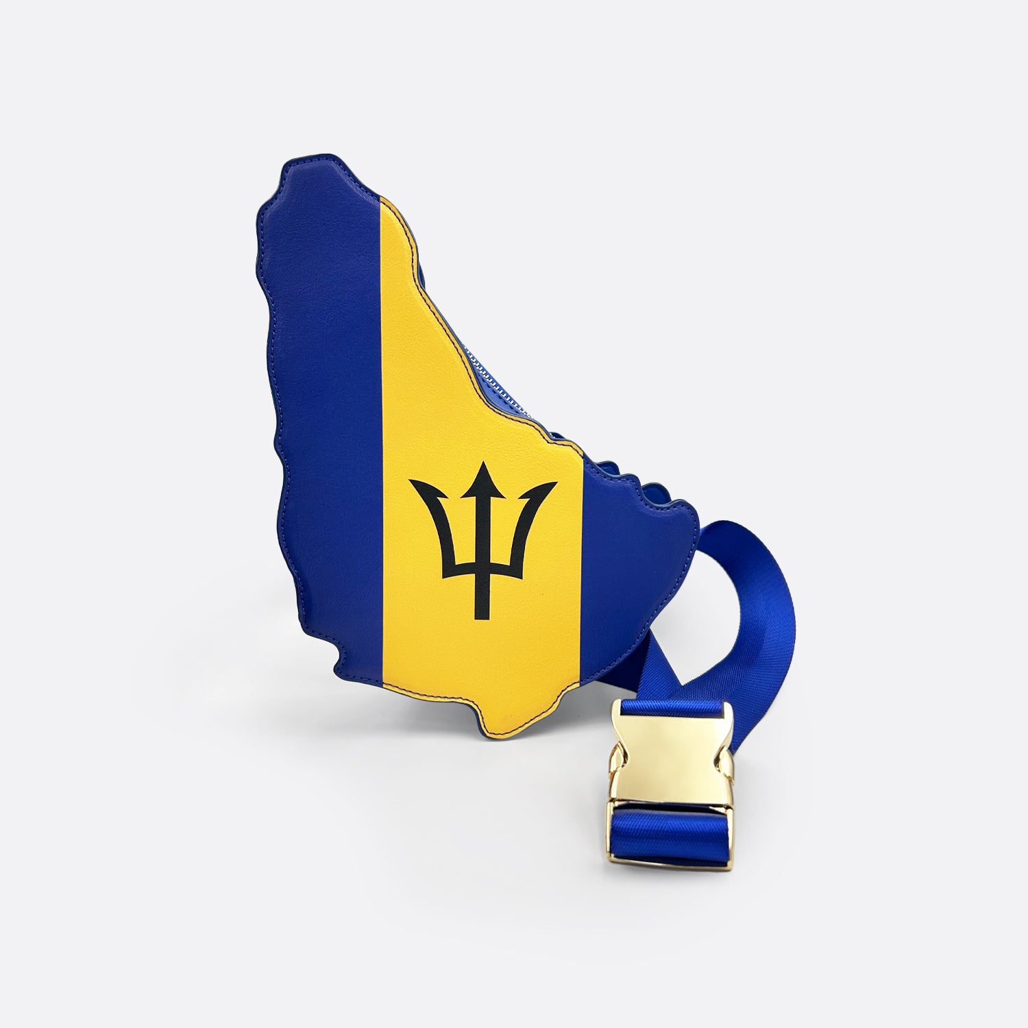 Barbados handbag, Bajan flag purse, blue yellow and black bag, Barbados heritage bag, Trident fashion, Crop Over festival bag, Bridgetown accessories, flag bag, cultural fashion, patriotic accessories, statement handbag, travel tote, unique designer bag, luxury flag bag, Caribbean pride, African heritage bag, national flag purse, ethnic fashion, vibrant handbags, bold fashion statement, handcrafted bags, cultural identity fashion, exclusive designer bags