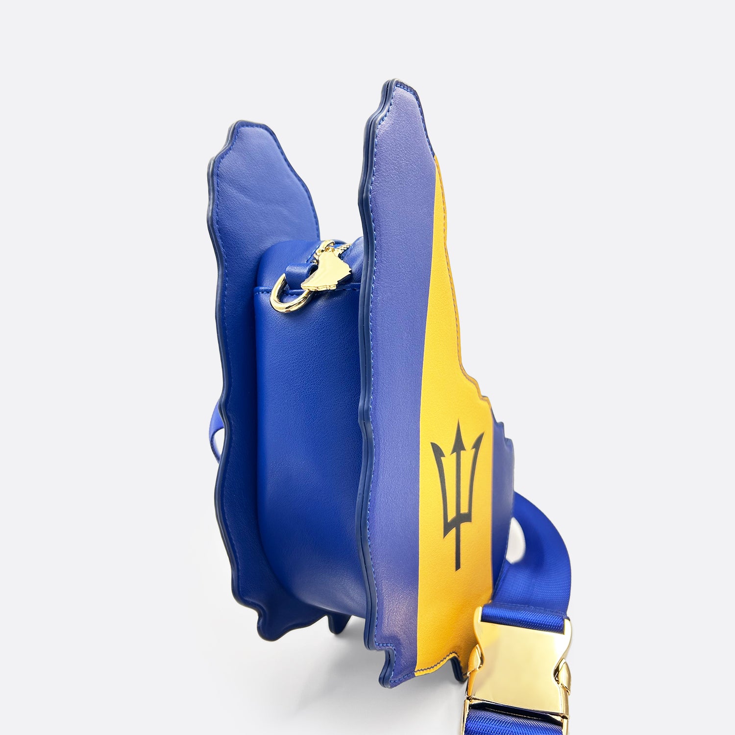 Barbados handbag, Bajan flag purse, blue yellow and black bag, Barbados heritage bag, Trident fashion, Crop Over festival bag, Bridgetown accessories, flag bag, cultural fashion, patriotic accessories, statement handbag, travel tote, unique designer bag, luxury flag bag, Caribbean pride, African heritage bag, national flag purse, ethnic fashion, vibrant handbags, bold fashion statement, handcrafted bags, cultural identity fashion, exclusive designer bags