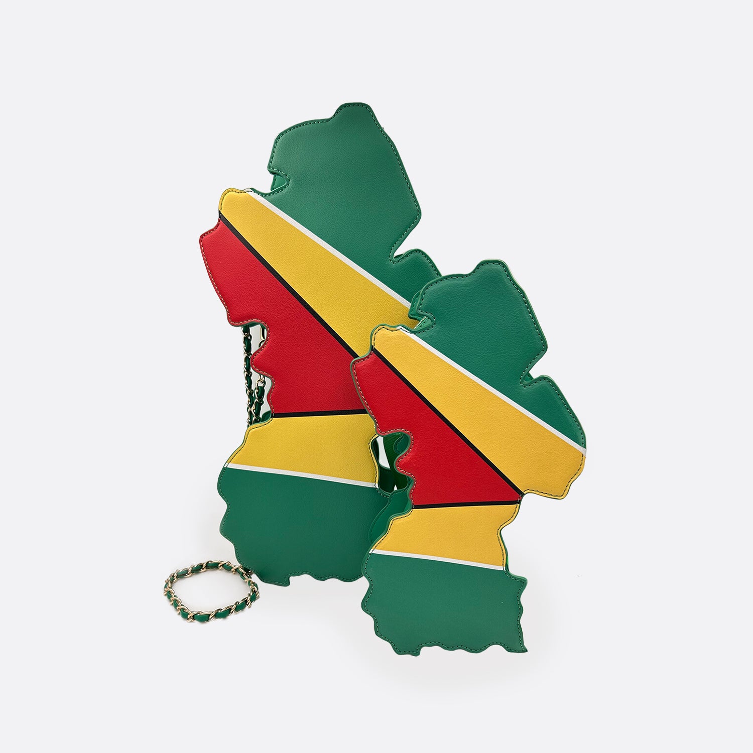 Guyana handbag, Guyana pride bag, Guyana flag purse, green gold and red bag, Guyanese fashion, South America flag bag, Guyana accessories, flag bag, cultural fashion, patriotic accessories, statement handbag, travel tote, unique designer bag, luxury flag bag, Caribbean pride, African heritage bag, national flag purse, ethnic fashion, vibrant handbags, bold fashion statement, handcrafted bags, cultural identity fashion, exclusive designer bags