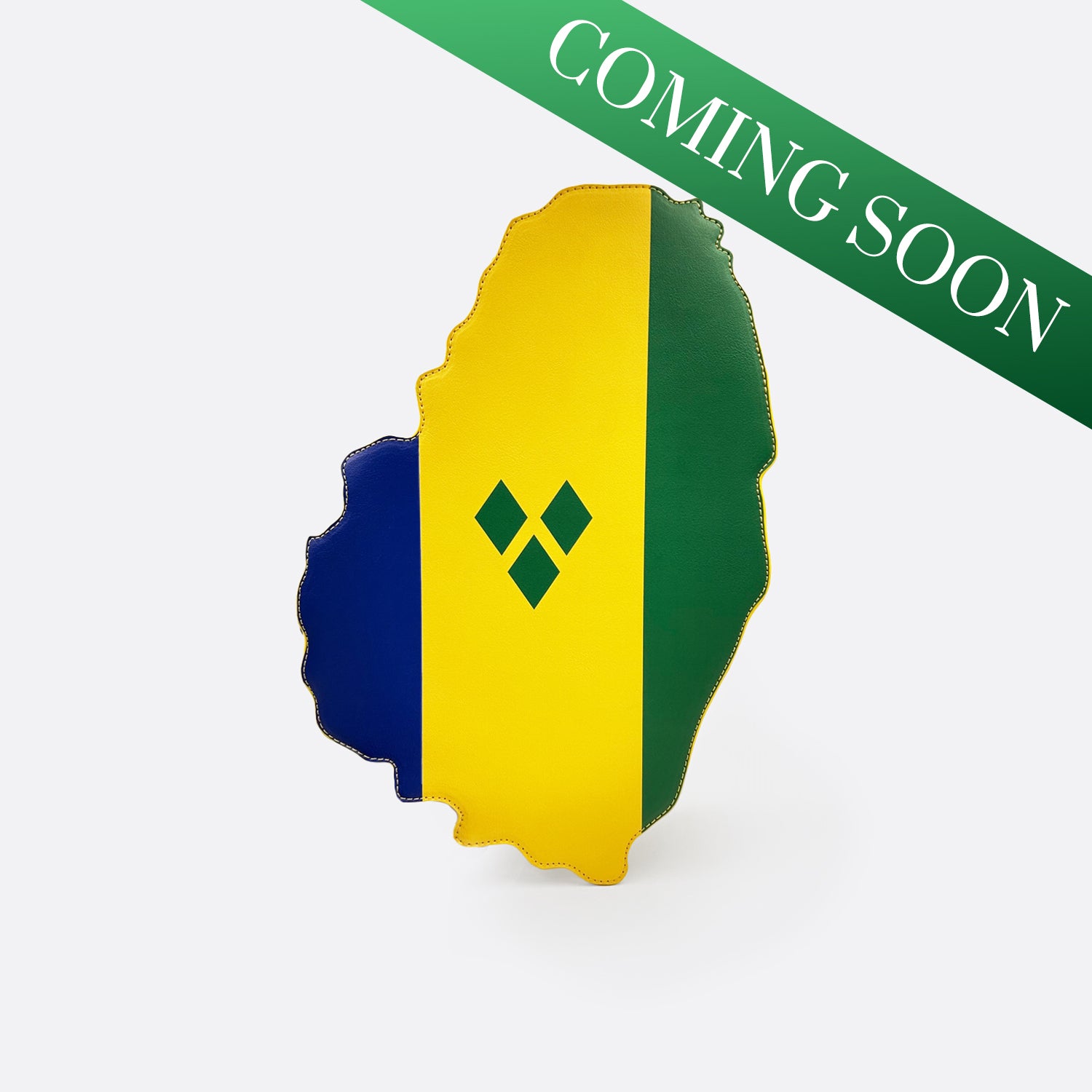 flag bag, cultural fashion, patriotic accessories, statement handbag, travel tote, unique designer bag, luxury flag bag, Caribbean pride, African heritage bag, national flag purse, ethnic fashion, vibrant handbags, bold fashion statement, handcrafted bags, cultural identity fashion, exclusive designer bags, St. Vincent handbag, Vincy pride bag, St. Vincent and the Grenadines purse, green yellow and blue bag, Caribbean heritage fashion, Kingstown tote