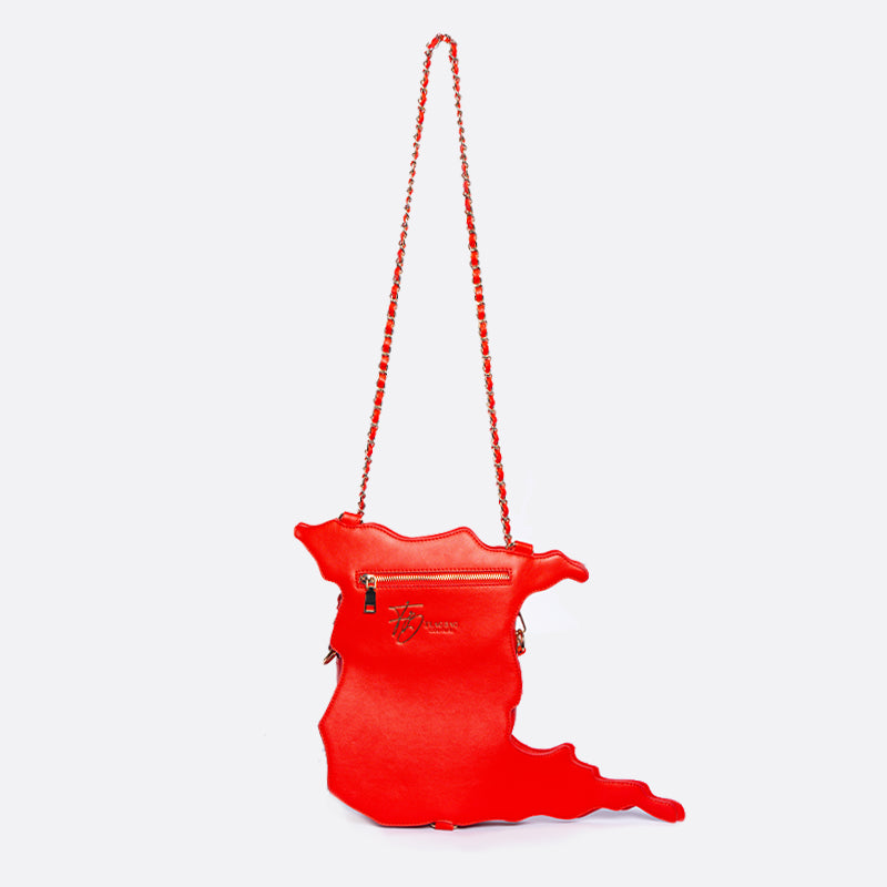 flag bag, cultural fashion, patriotic accessories, statement handbag, travel tote, unique designer bag, luxury flag bag, Caribbean pride, African heritage bag, national flag purse, ethnic fashion, vibrant handbags, bold fashion statement, handcrafted bags, cultural identity fashion, exclusive designer bags, Trinidad handbag, Trini pride bag, Trinidad and Tobago purse, red black and white bag, Trinbago fashion, Caribbean flag bag, soca fashion