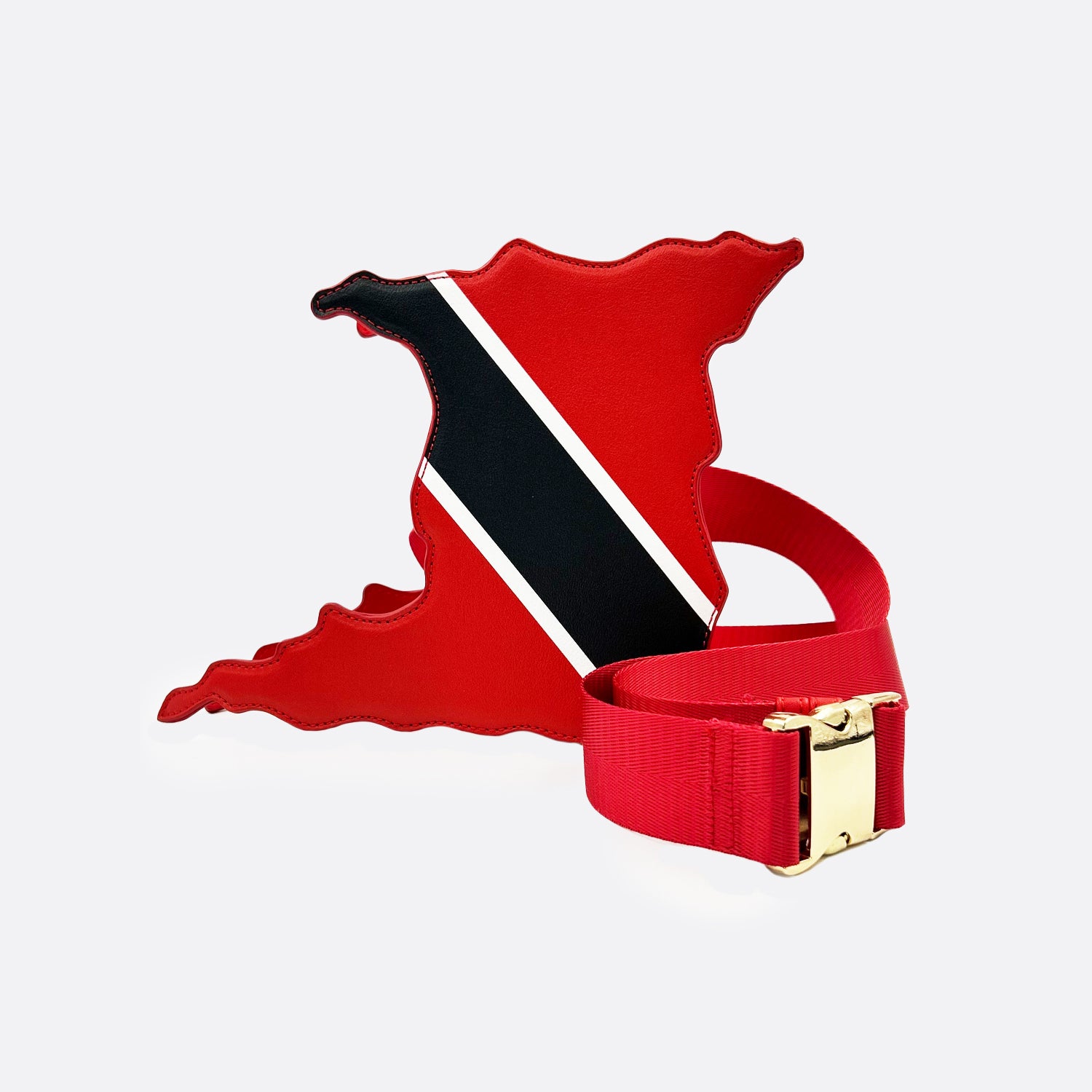Trinidad handbag, Trini pride bag, Trinidad and Tobago purse, red black and white bag, Trinbago fashion, Caribbean flag bag, soca fashion, flag bag, cultural fashion, patriotic accessories, statement handbag, travel tote, unique designer bag, luxury flag bag, Caribbean pride, African heritage bag, national flag purse, ethnic fashion, vibrant handbags, bold fashion statement, handcrafted bags, cultural identity fashion, exclusive designer bags