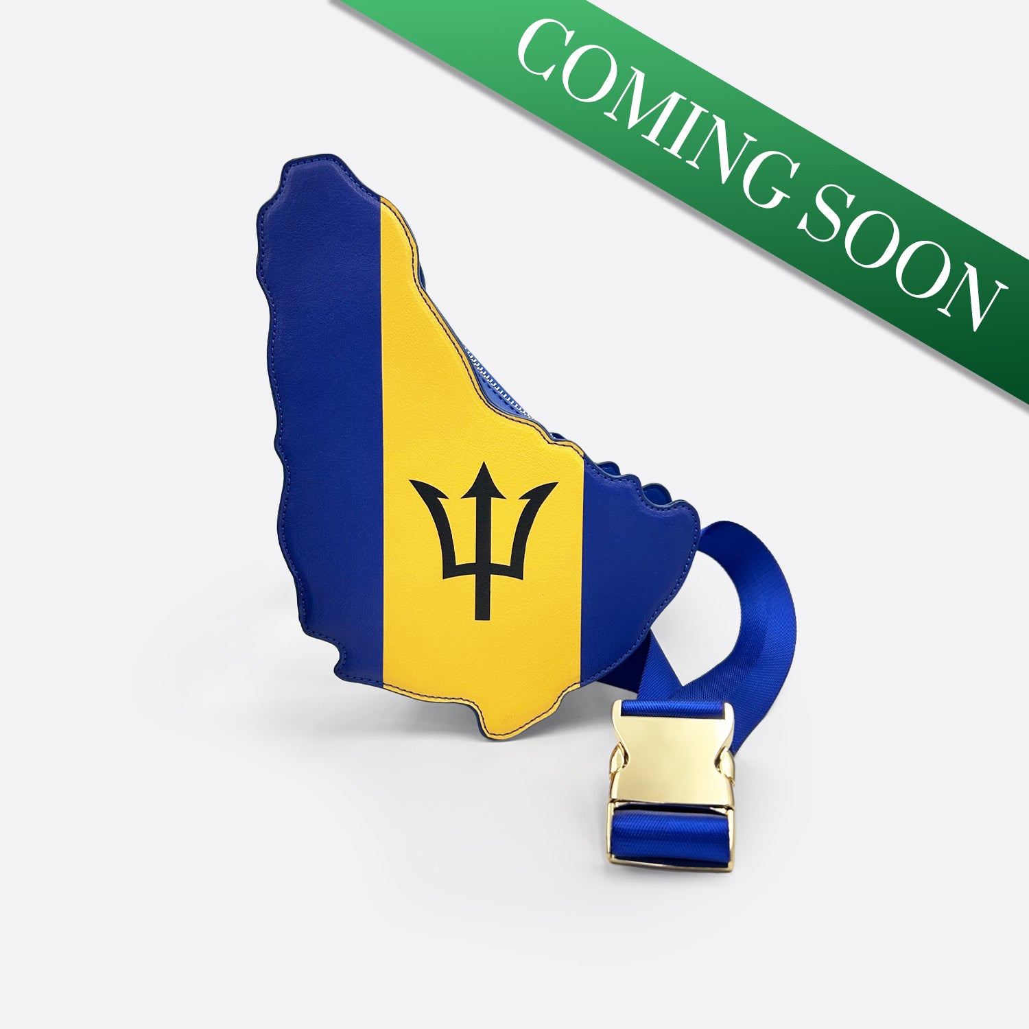 Barbados handbag, Bajan flag purse, blue yellow and black bag, Barbados heritage bag, Trident fashion, Crop Over festival bag, Bridgetown accessories, flag bag, cultural fashion, patriotic accessories, statement handbag, travel tote, unique designer bag, luxury flag bag, Caribbean pride, African heritage bag, national flag purse, ethnic fashion, vibrant handbags, bold fashion statement, handcrafted bags, cultural identity fashion, exclusive designer bags 