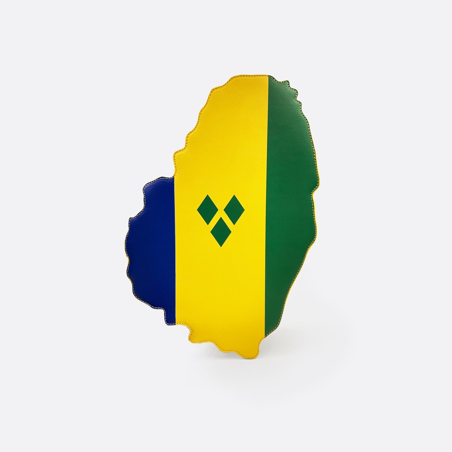 flag bag, cultural fashion, patriotic accessories, statement handbag, travel tote, unique designer bag, luxury flag bag, Caribbean pride, African heritage bag, national flag purse, ethnic fashion, vibrant handbags, bold fashion statement, handcrafted bags, cultural identity fashion, exclusive designer bags, St. Vincent handbag, Vincy pride bag, St. Vincent and the Grenadines purse, green yellow and blue bag, Caribbean heritage fashion, Kingstown tote, 
